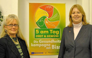 Marion Kazmirek und Bärbel Bas (SPD)